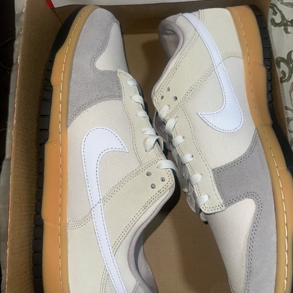 Size 11.5 Nike Dunk Low “Suede & Canvas” 2025 (NEW MISSING LID) | HV4301-030 - Picture 2 of 9